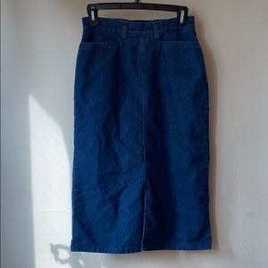 Jean vintage pencil skirt